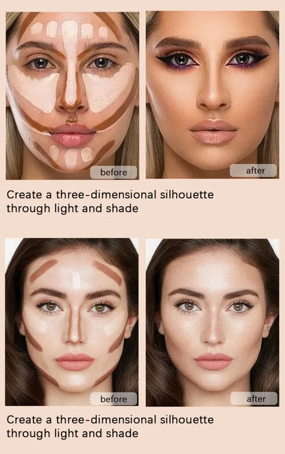 Face Concealer Double Head Concealer Pen Long Lasting White Dark Circles Corrector Contour Eye Stick Pencil Cosmetic Makeup