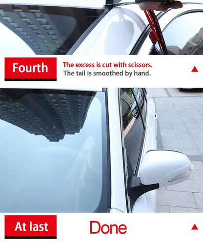 2m Car Seal Strip Rubber Weatherstrip Waterproof Auto Sunroof Window Gap Filler Soundproof Universal Car Weather Strip Sealing