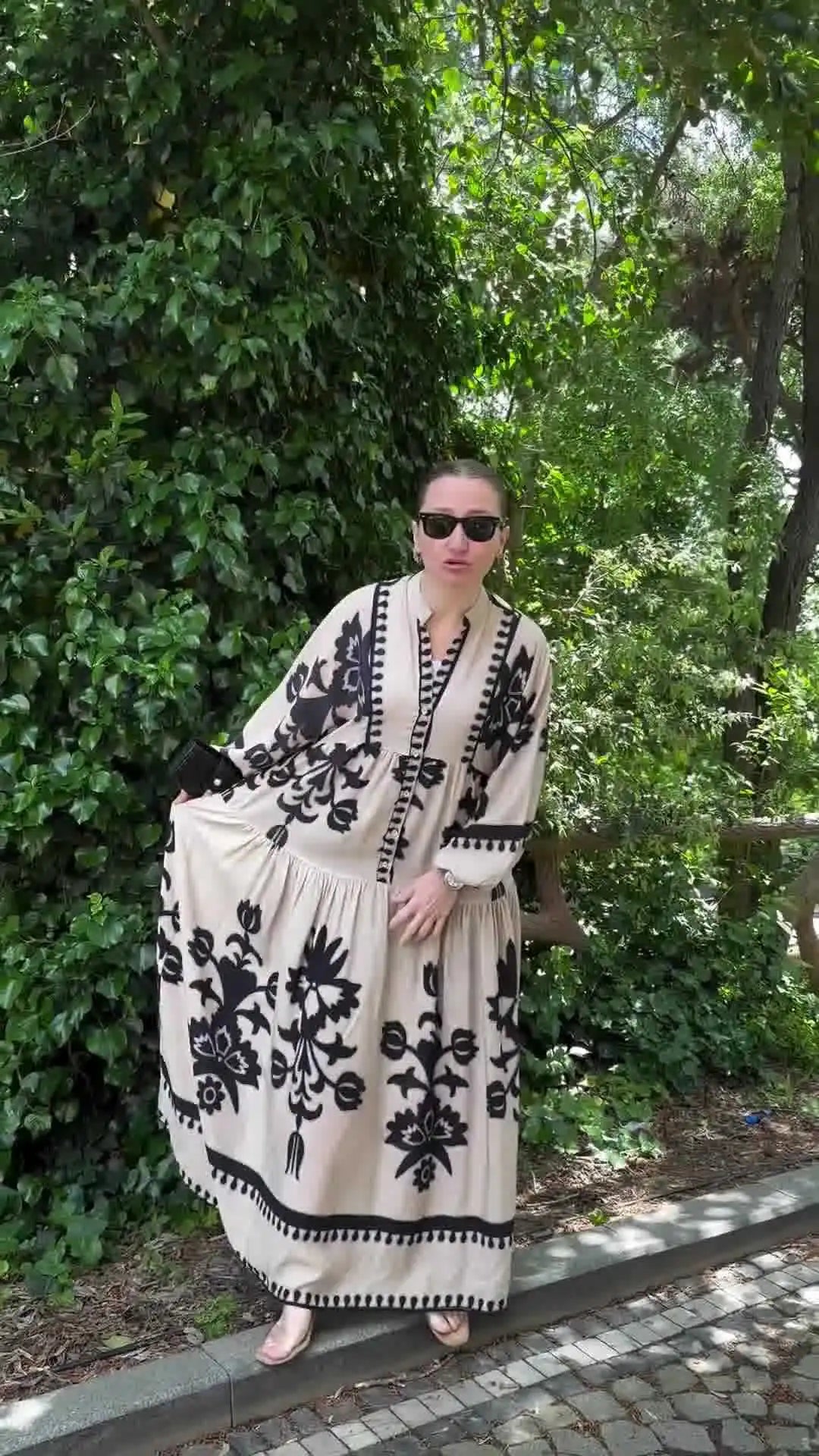 Abaya Muslim Dress Party Women Long Robe Print Jalabiya Eid Ramadan Morocco Dubai Abayas Kaftan Islam Arab Modest Vestidos