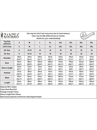 ZANZEA Holiday Texture Fabric Cotton Robe Women Knee-length Dress 2024 Summer Short Sleeve Vestido Casual Loose Solid Mini Dress