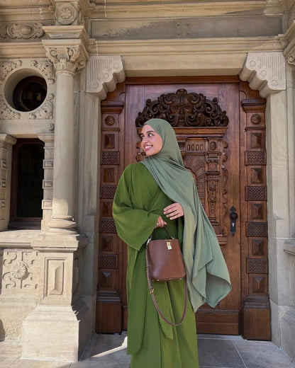 Eid Muslim Modest Dress for Women Abaya Morocco Ramadan Lace-up Abayas Kaftan Islam Solid Dubai Arab Long Robe Maxi Vestidos
