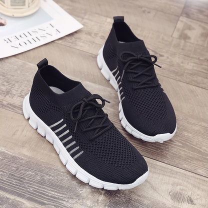 Women Mesh Breathable Shoes Slip on Flat Shoes Woman Tenis Ladies Casual Shoes  Walking Footwear Sneakers Womens Vulcanize Shoes