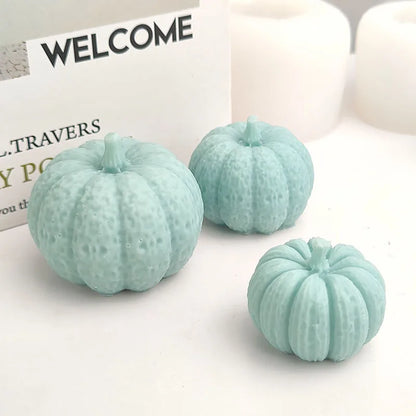 Halloween Pumpkin Silicone Candle Mold DIY Gypsum resin Epoxy Ice Cube Chocolate Baking Mould Holiday Souvenirs Home Decor Gifts