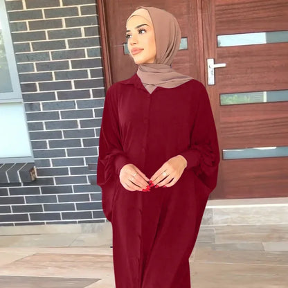 Eid Muslim Modest Dress for Women Abaya Dubai Prayer Eid Ramadan Prayer Garmenrt Longue Musulman Abayas Kaftan Niqab Vestidos