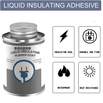 Waterproof Liquid Insulation Electrical Tape Insulating Repair Rubber Electrical Wire Cable Paste Coat Glue with Tester Pen Tool