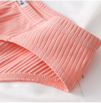 Cotton Briefs Men Sexy Bulge Pouch Underwear Sweat Absorption Underpants Breathable Panties Striped Knickers Male Soft Lingerie