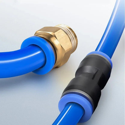 Pneumatic Fitting Fittings Quick Connector Air Water Hose Tube Connectors Plastic PU PY 4mm 6mm 8mm 10mm 12mm Push Into Plug