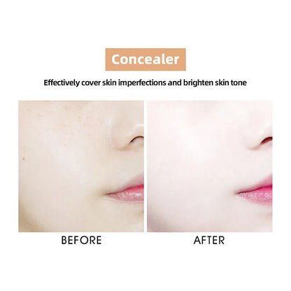 Not Easy Smudged Foundation Cream Multiple Colors Waterproof Covering Concealer Long Lasting Liquid Shadows Korean Cosmetics