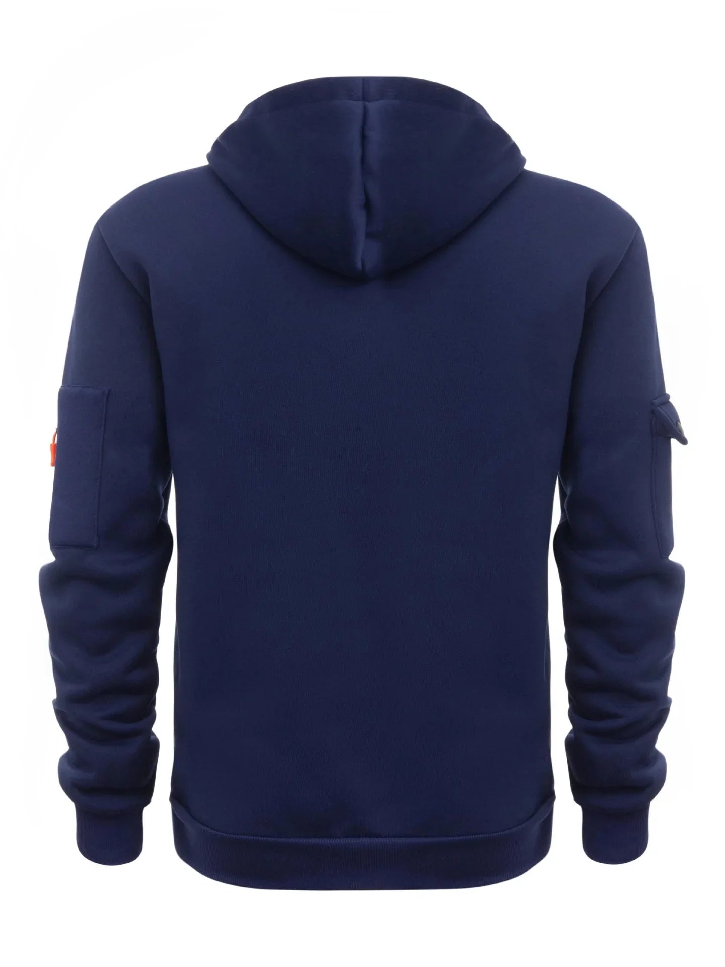 Fashion spring and autumn new men's clothing multi-pocket zipper loose casual pullover sweatshirt hooded European size hoodie