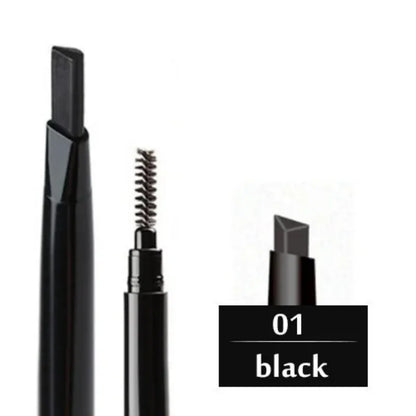 5 Color Double Ended Eyebrow Pencil Waterproof Make Up Long Lasting No Blooming Rotatable Triangle Eye Brow Tattoo Pen Makeup