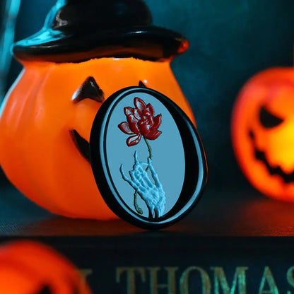 Halloween Stamp Copper Head Wax Seal Skeleton Ghost Pumpkin Witch Sealing Tool DIY Scrapbooking Envelope Invitation Card Decor