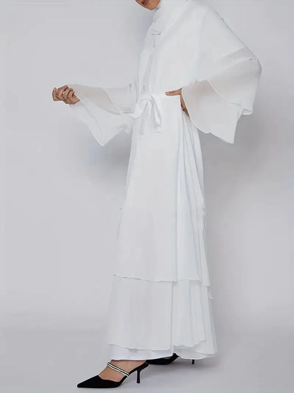 Muslim Long Abaya Dress Turkey Islamic Women Robe Hijab Headscarf Sashes Morocco Kaftan Dubai Arabic Jalabiya Modest Vestidos
