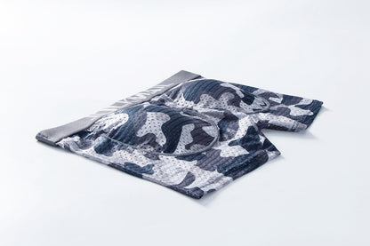 Men's Sexy Fashion Ice Silk Mesh Breathable Soft Comfortable Butt Lift Boxer Briefs Underwear Low Waist Camouflage Quick Dry