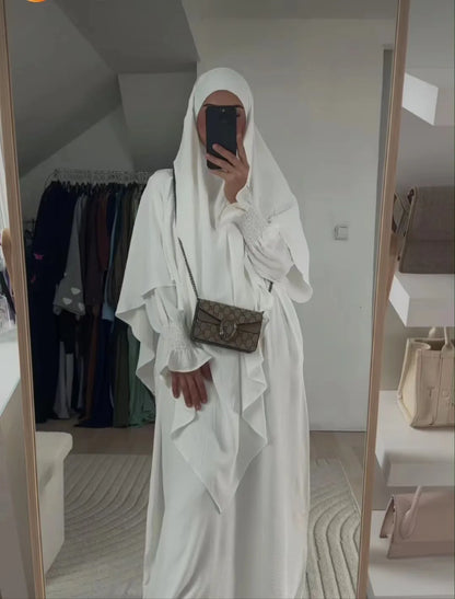 Modest Abaya for Women Dresses Muslim Jalabiya Eid Ramadan Morocco Saudi Long Robe Dubai Abayas Kaftan Islam Arabic Vestidos