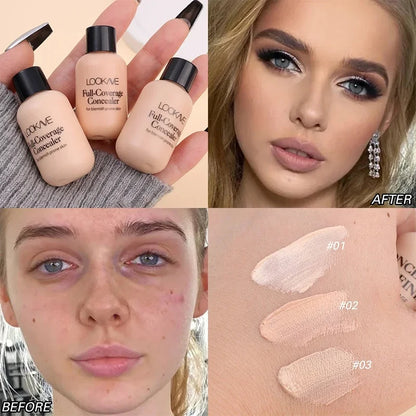 Not Easy Smudged Foundation Cream Multiple Colors Waterproof Covering Concealer Long Lasting Liquid Shadows Korean Cosmetics