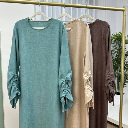 Moroccan Party Eid Ramadan Mubarak Abaya Muslim Maxi Dress Dubai Modest Kaftan Femme Turkey Islam Gown Jalabiya Vestidos Casual