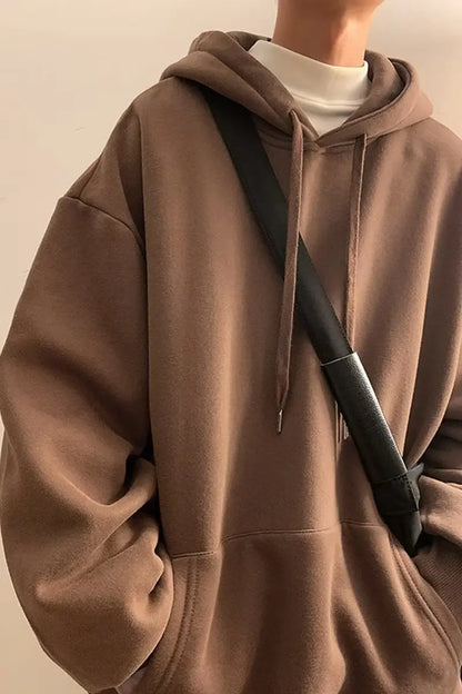 6 Colors Spring Autumn Solid Hoodie Men Harajuku Fashion Casual Oversized Hoodies Women Loose Hooded Sweatshirt Streetwear Y2k