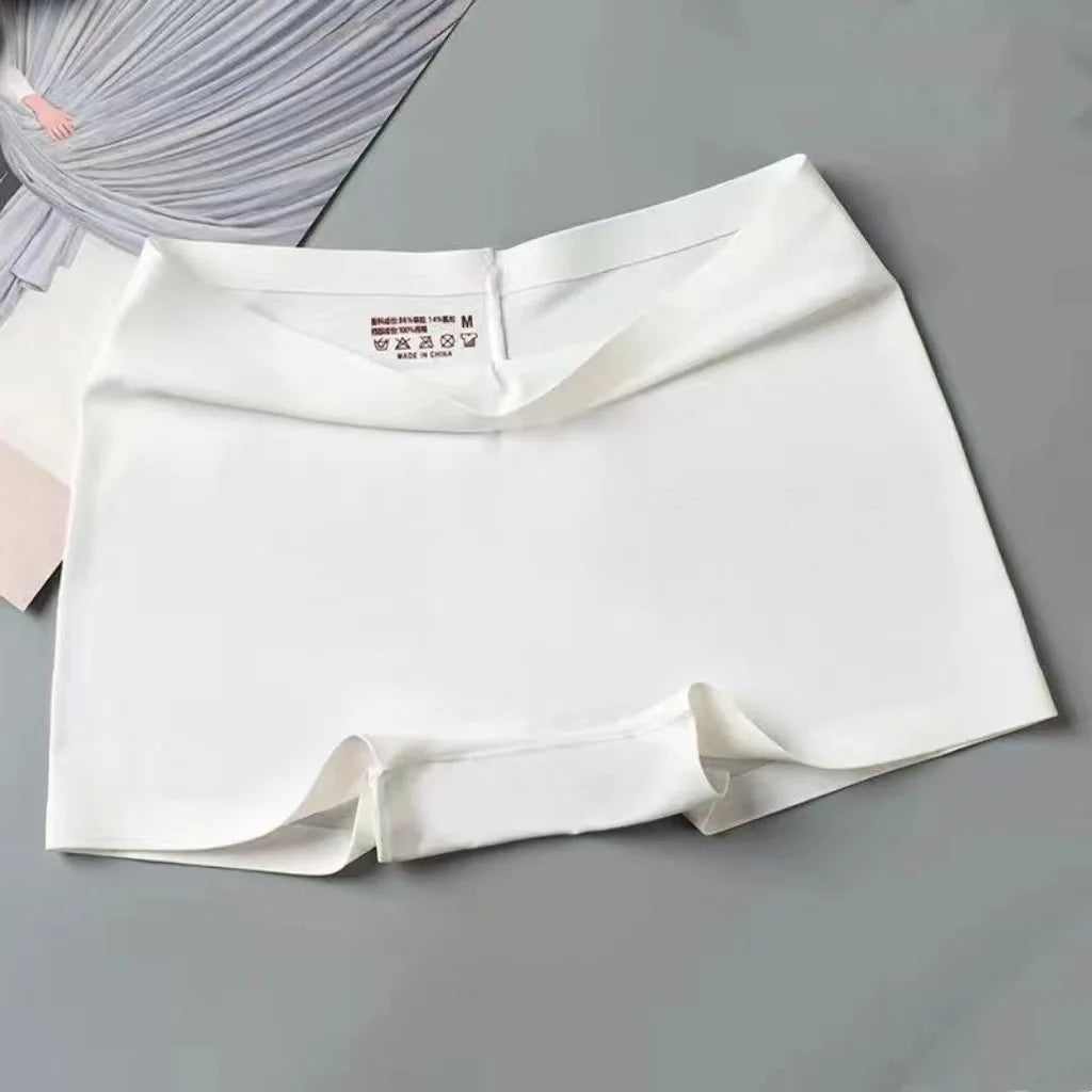 Women Seamless Safety Short Pants Panties Anti Exposure Underwear M L XL Black Casual Ventilate Soft Sports Fitness Yoga