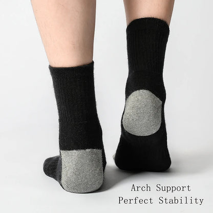 6/12 Pairs Men's Cotton Running Crew Socks Middle Tube High Quality Casual Breathable Sports Socks For Men and Women Soft Sock