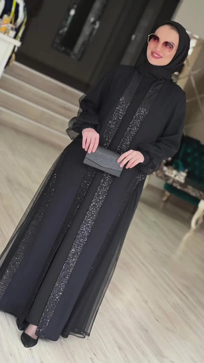Muslim Modest Women Dress Jalabiya Vestidos Eid Ramadan Arabic Long Robe Dubai Islam Morocco Kaftan Abayas Cardigan Dresses 2024