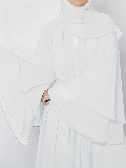 Muslim Long Abaya Dress Turkey Islamic Women Robe Hijab Headscarf Sashes Morocco Kaftan Dubai Arabic Jalabiya Modest Vestidos