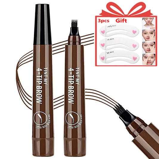 "5 Colors Microblading Eyebrow Pen Waterproof Liquid