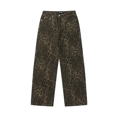 Women's Vintage Leopard Jeans