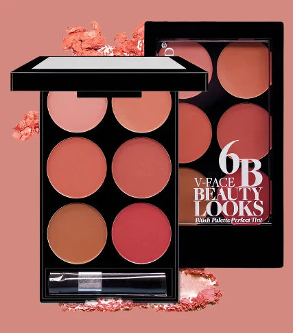 Six-Color Blush Palette
