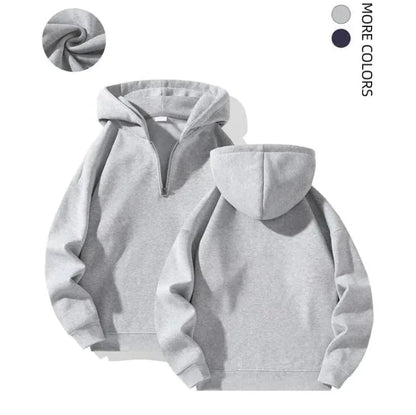 Autumn And Winter Men's Zipper Hoodie Loose Sports Sweater
