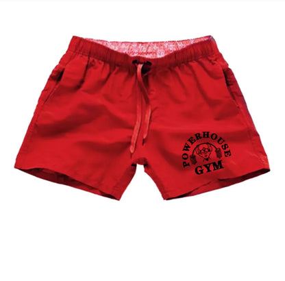 Men's Simple Print Beach Swim Shorts